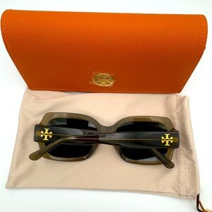 Tory Burch Milky Olive Sunglasses